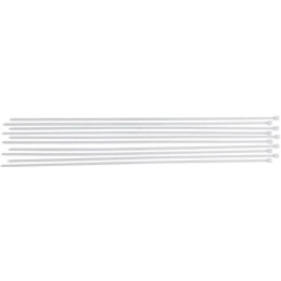 Assortiment de colliers plastique | blanc | 8,0 x 800 mm | 10 pièces