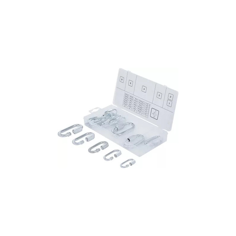 Assortiment de mousquetons à visser | 20 pièces Assortiment de mousquetons à visser | 20 pièces