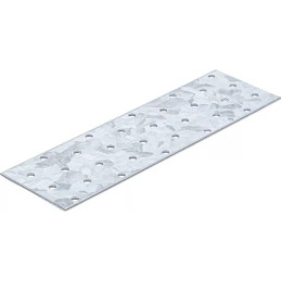 Tôle d'acier perforée | 200 x 60 x 2 mm