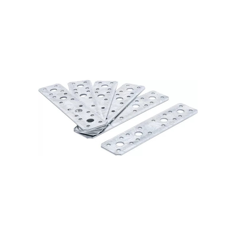 Assortiments de pattes de fixation plates | 180 x 40 x 2 mm | 6 pièces Assortiments de pattes de fixation plates | 180 x 40 x 2 mm | 6 pièces