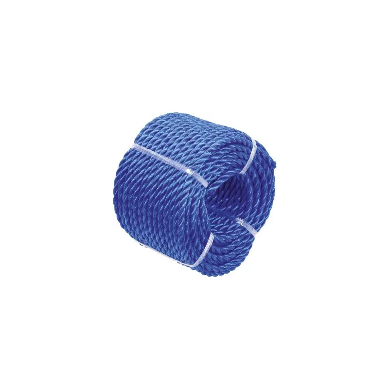 Corde en matière plastique / utilisation universelle | 4 mm x 20 m | bleu Corde en matière plastique / utilisation universelle | 4 mm x 20 m | bleu