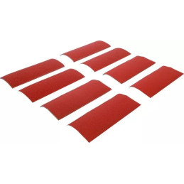 Jeu de feuilles abrasives | ponceuse vibrante / cale à poncer | 93 x 230 mm | Cal. 60 - 180 | 25 pièces