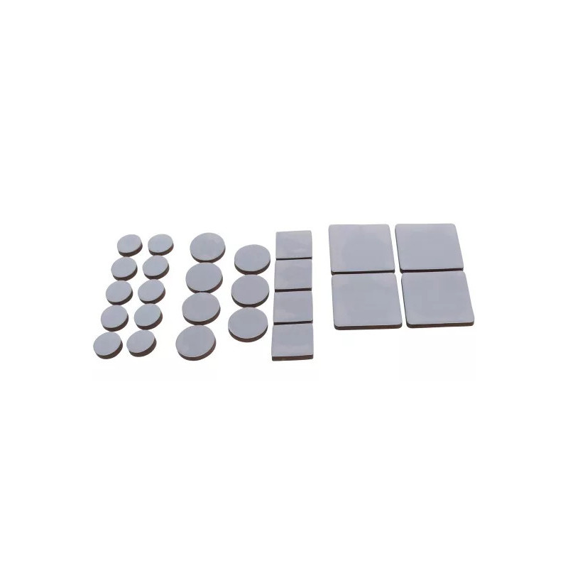 Jeu de protections antidérapants | gris | 25 pièces Jeu de protections antidérapants | gris | 25 pièces