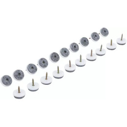 Jeu de protections antidérapants | à vis | Ø 24 mm | 20 pièces