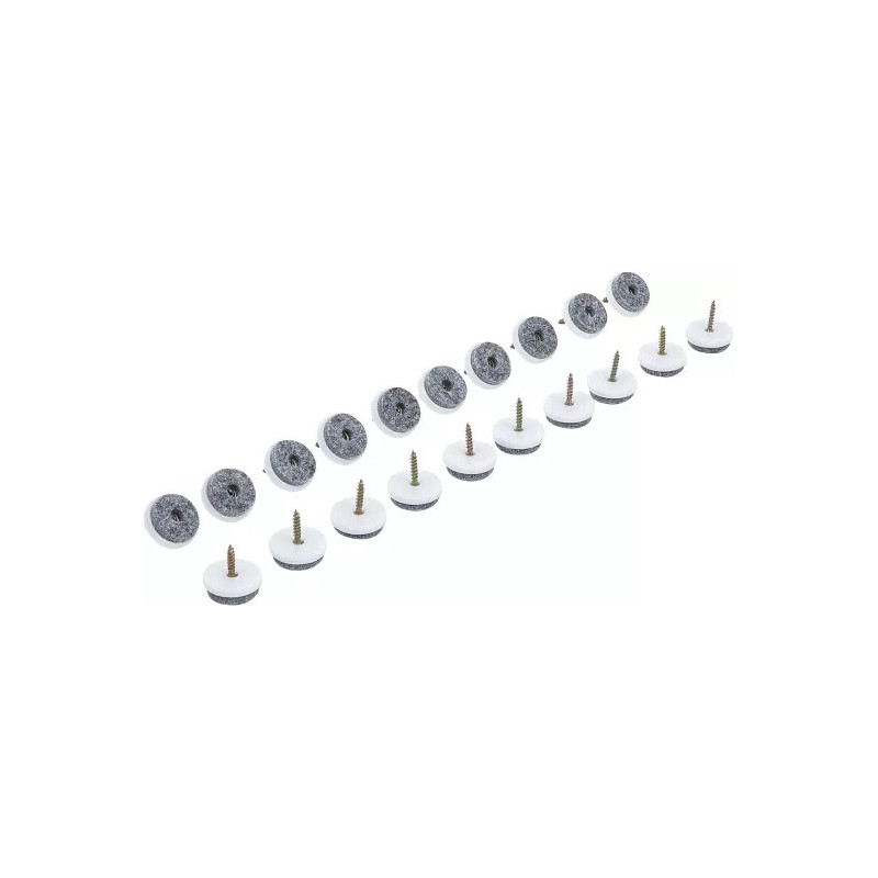 Jeu de protections antidérapants | à vis | Ø 24 mm | 20 pièces Jeu de protections antidérapants | à vis | Ø 24 mm | 20 pièces