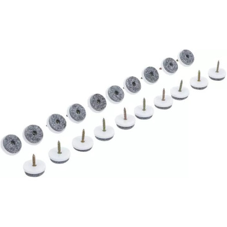 Jeu de protections antidérapants | à vis | Ø 24 mm | 20 pièces