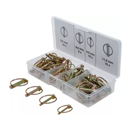 Assortiment de goupilles creuses | 50 pièces