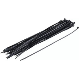 Assortiment de colliers plastique | noir | 4,5 x 350 mm | 50 pièces