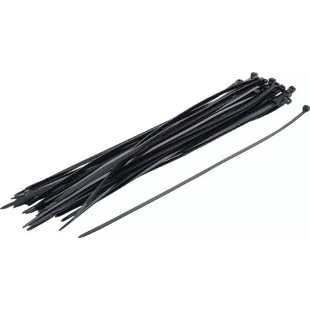 Assortiment de colliers plastique | noir | 4,5 x 350 mm | 50 pièces