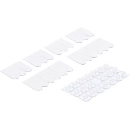 Assortiment d’agrafes décoratives | transparentes | 20 pièces