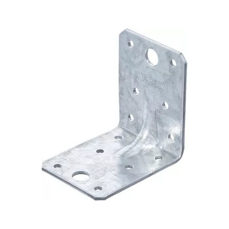 Connecteur d’angle | avec bourrelet (renforcement) | 70 x 70 x 55 x 2,5 mm | Packe Économie | 25 pièces