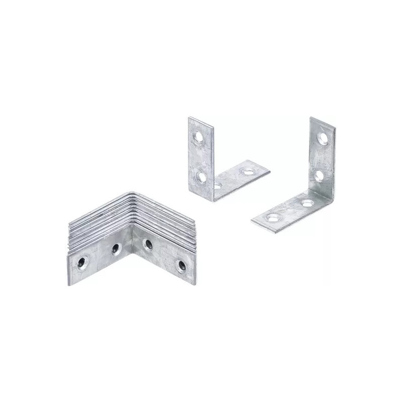 Jeu d'équerres pour chaise | 40 x 40 x 15 mm | 12 pièces