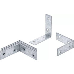 Jeu d'équerre pour chaise | 60 x 60 x 20 mm | 8 pièces