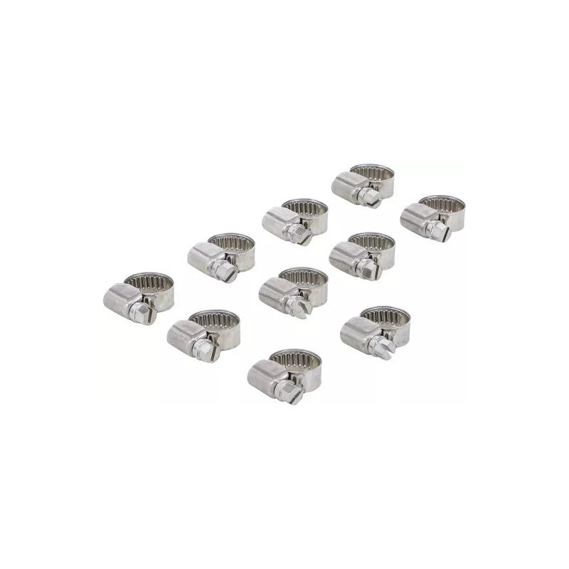 Colliers | inoxydable | 10 x 16 mm | 10 pièces Colliers | inoxydable | 10 x 16 mm | 10 pièces