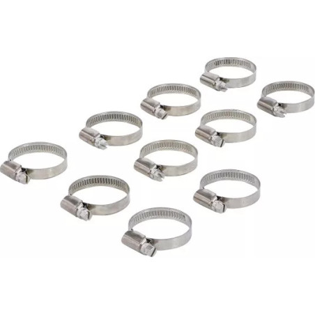 Colliers | inoxydable | 25 x 40 mm | 10 pièces