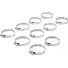 Colliers | inoxydable | 40 x 60 mm | 10 pièces