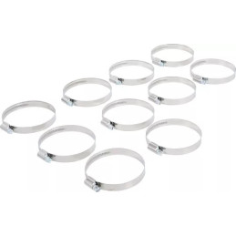 Colliers | inoxydable | 60 x 80 mm | 10 pièces