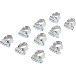 Colliers | inoxydable | 8 x 12 mm | 10 pièces