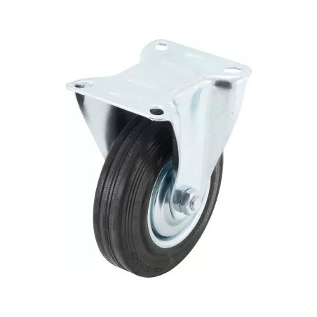 Roue fixe | avec soccle à visser | Ø 125 mm
