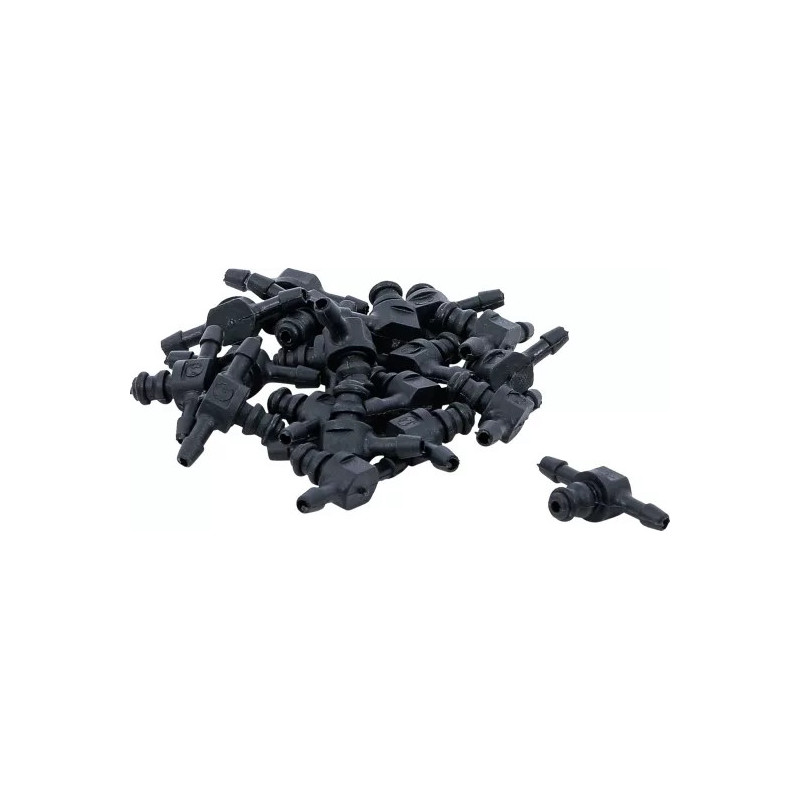 Jeu de raccords tuyau en matière plastique | en forme de T | 30 pièces Jeu de raccords tuyau en matière plastique | en forme de T | 30 pièces
