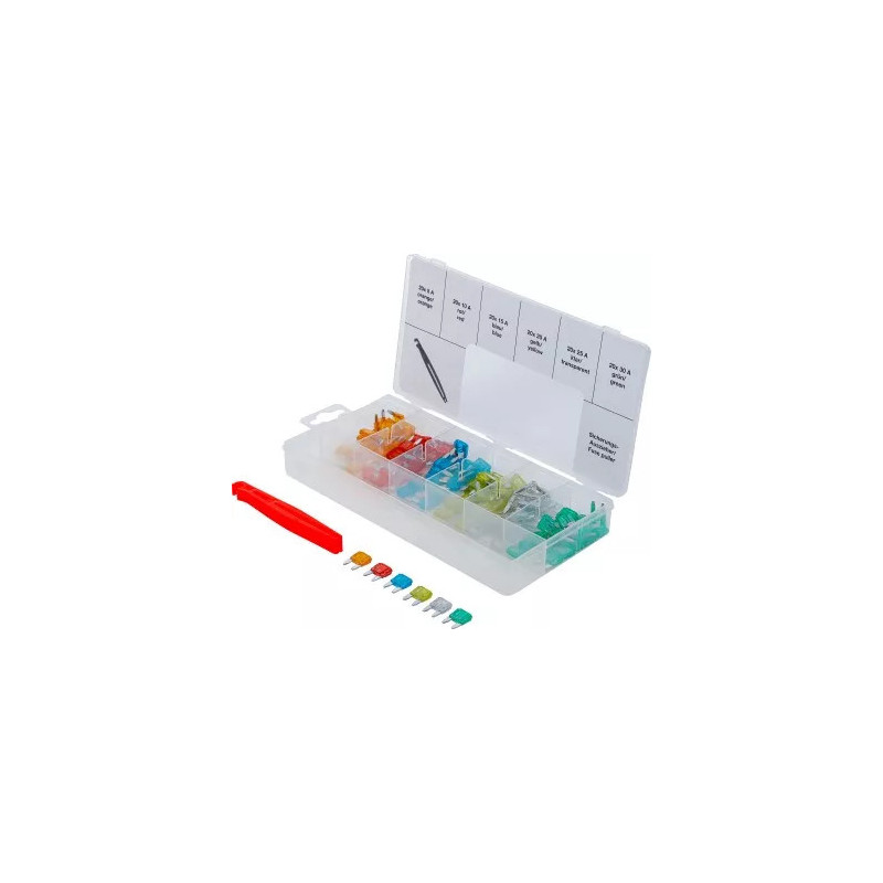 Assortiment de fusibles | MINI | 121 pièces Assortiment de fusibles | MINI | 121 pièces