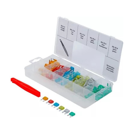 Assortiment de fusibles | MINI | 121 pièces