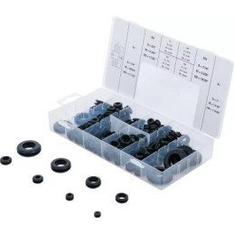 Assortiment de passe-fil caoutchouc | pouce | 180 pièces