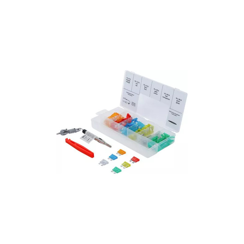 Assortiment de fusibles | standard | 92 pièces Assortiment de fusibles | standard | 92 pièces