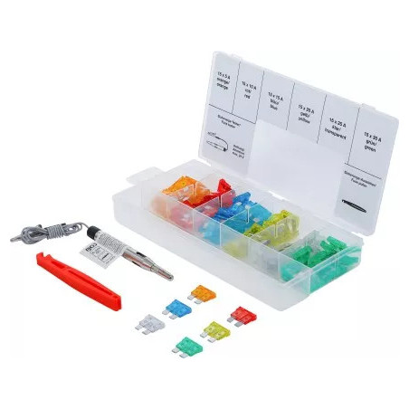 Assortiment de fusibles | standard | 92 pièces