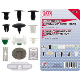 Assortiment d'agrafes d’habillage pour VW | 255 pièces