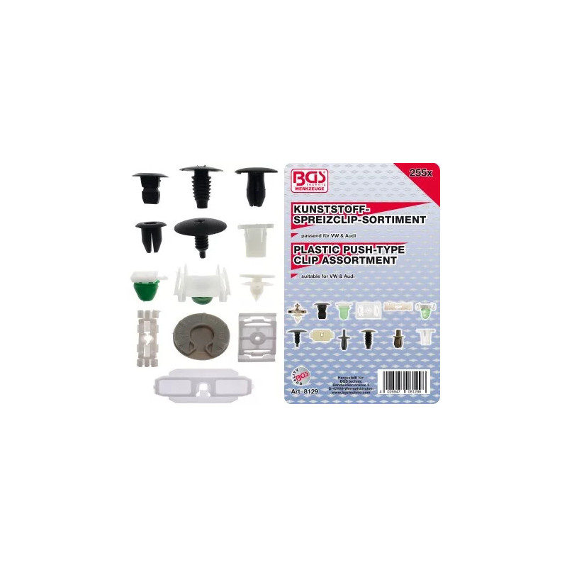 Assortiment d'agrafes d’habillage pour VW | 255 pièces Assortiment d'agrafes d’habillage pour VW | 255 pièces