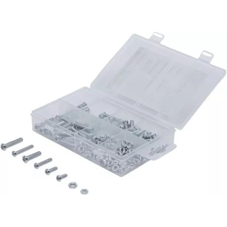 Assortiment de vis et écrous | métriques | M4 / M5 | 126 pièces