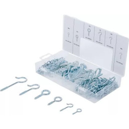 Assortiment de crochets à visser | 151 pièces