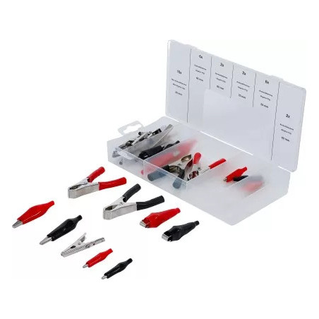 Assortiment de pinces crocos | 28 pièces