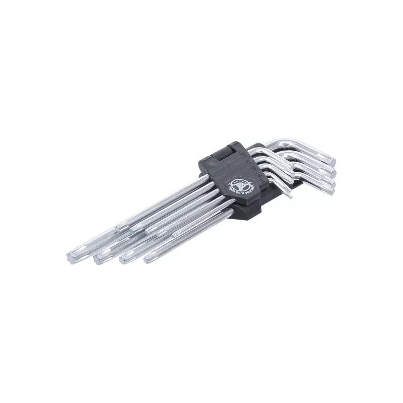 Jeu de clés allen | longues | profil en T (pour Torx) | T10 - T50 | 9 pièces Jeu de clés allen | longues | profil en T (pour Torx) | T10 - T50 | 9 pièces