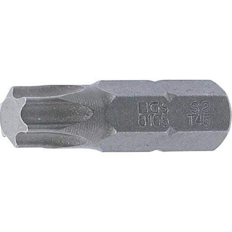 Embout | Longueur 30 mm | 8 mm (5/16") | profil T (pour Torx) T45