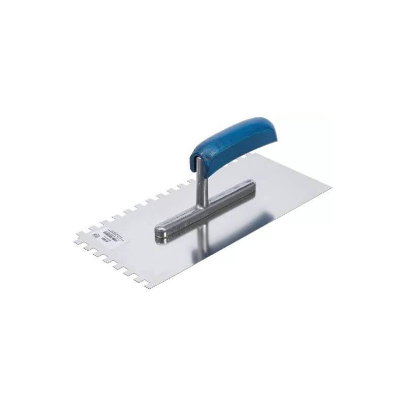 Taloche dentée | inoxydable| dents rectangulaires | 280 x 130 mm Taloche dentée | inoxydable| dents rectangulaires | 280 x 130 mm