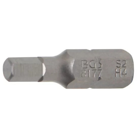 Embout | Longueur 25 mm | 6,3 mm (1/4") | six pans intérieurs 4 mm
