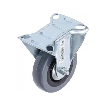 Roue fixe | avec socle à visser | Ø 75 mm