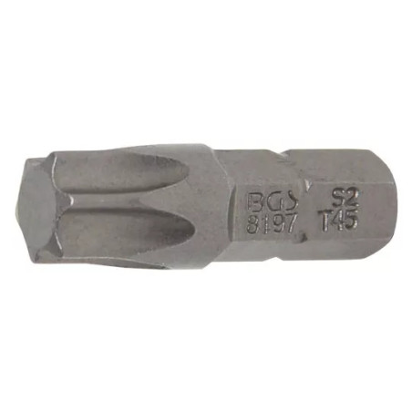 Embout | Longueur 25 mm | 6,3 mm (1/4") | profil T (pour Torx) T45