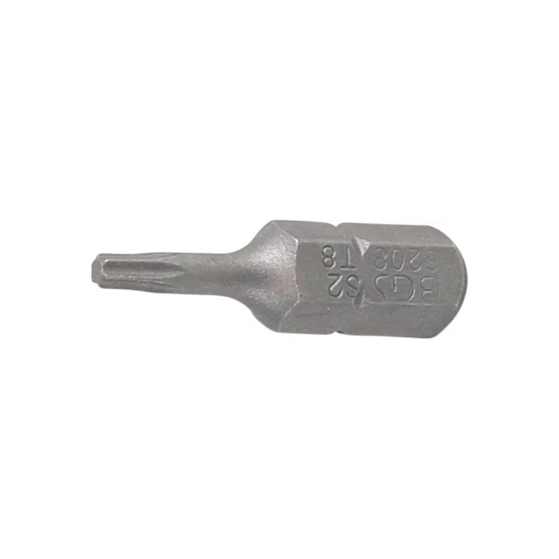 Embout | Longueur 25 mm | 6,3 mm (1/4") | profil T (pour Torx) T8 Embout | Longueur 25 mm | 6,3 mm (1/4") | profil T (pour Torx) T8
