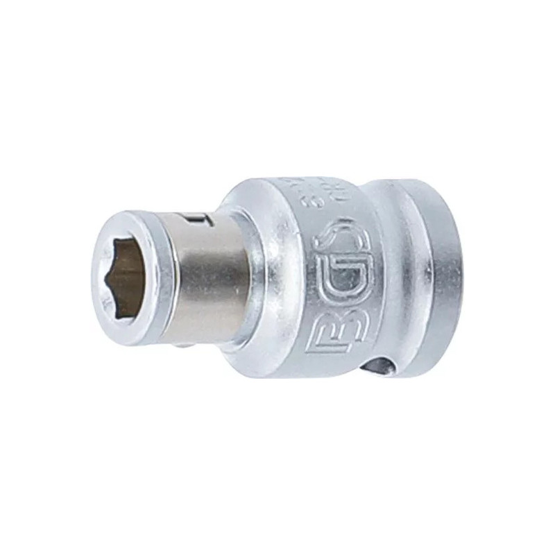 Adaptateur avec bille de retenue | 10 mm (3/8") | six pans intérieurs 6,3 mm (1/4")