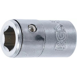 Adaptateur avec bille de retenue | 6,3 mm (1/4") | six pans intérieurs 8 mm (5/16")