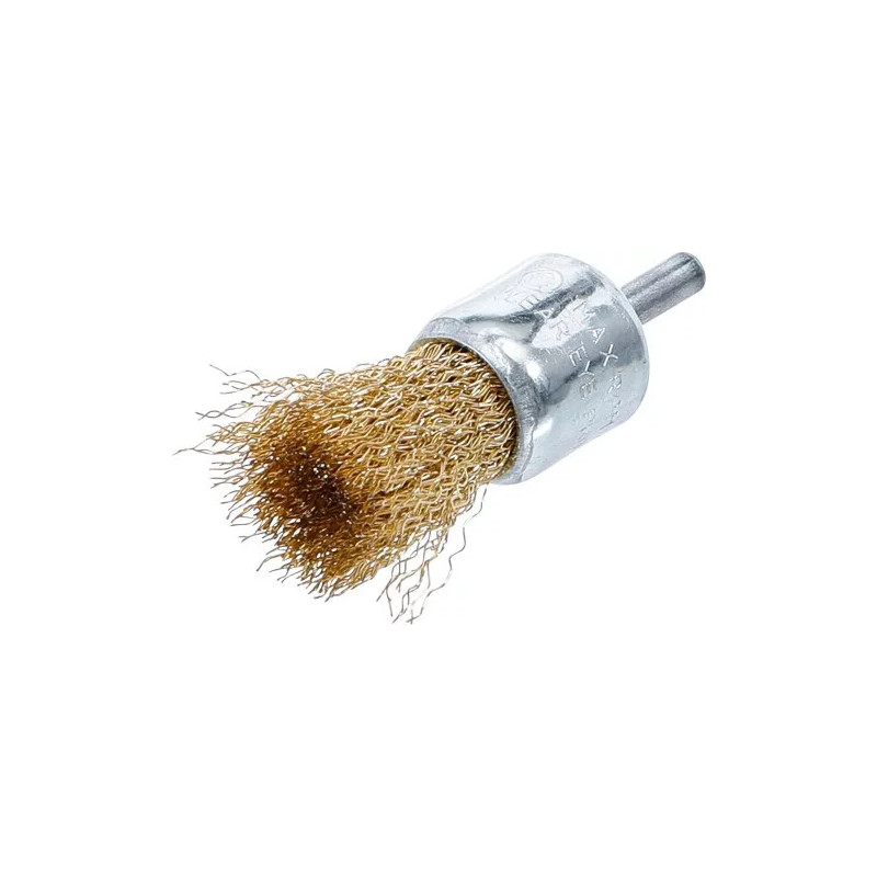 Brosse en fil d’acier | laitonnée | Ø 25 mm Brosse en fil d’acier | laitonnée | Ø 25 mm
