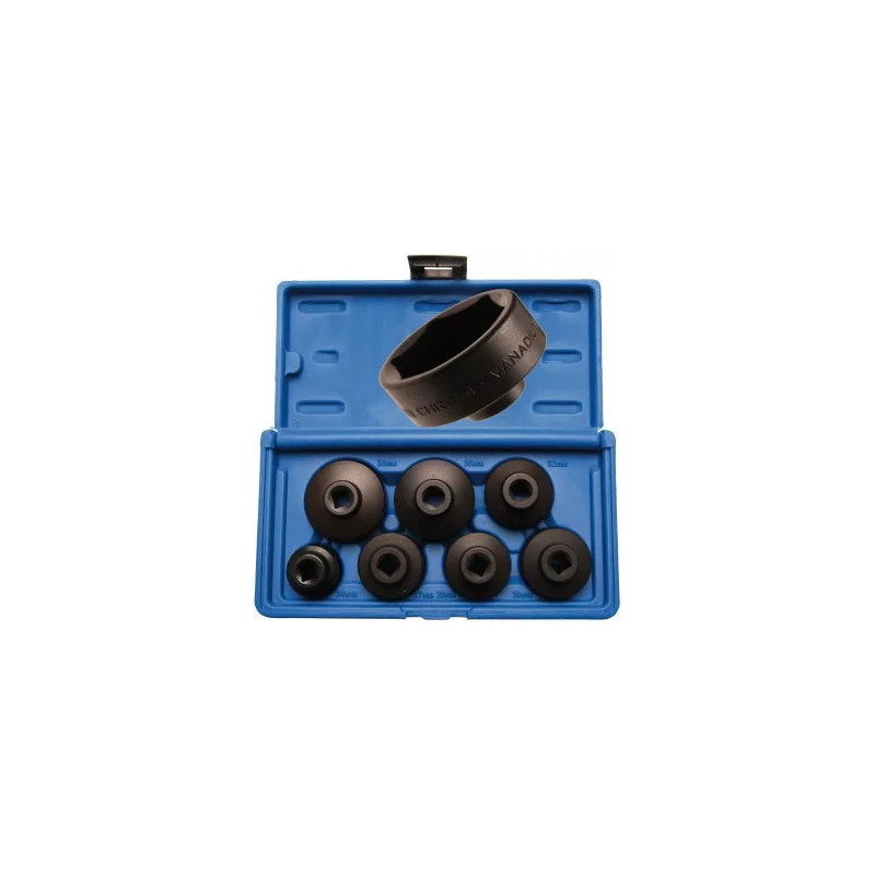 Jeu de clés à filtres cloches | Ø 24 - 38 mm | 7 pièces Jeu de clés à filtres cloches | Ø 24 - 38 mm | 7 pièces