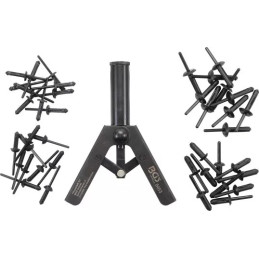Jeu de rivets pop plastique