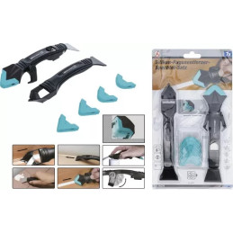 Décolleur de joint silicone et jeu de spatules | 7 pièces