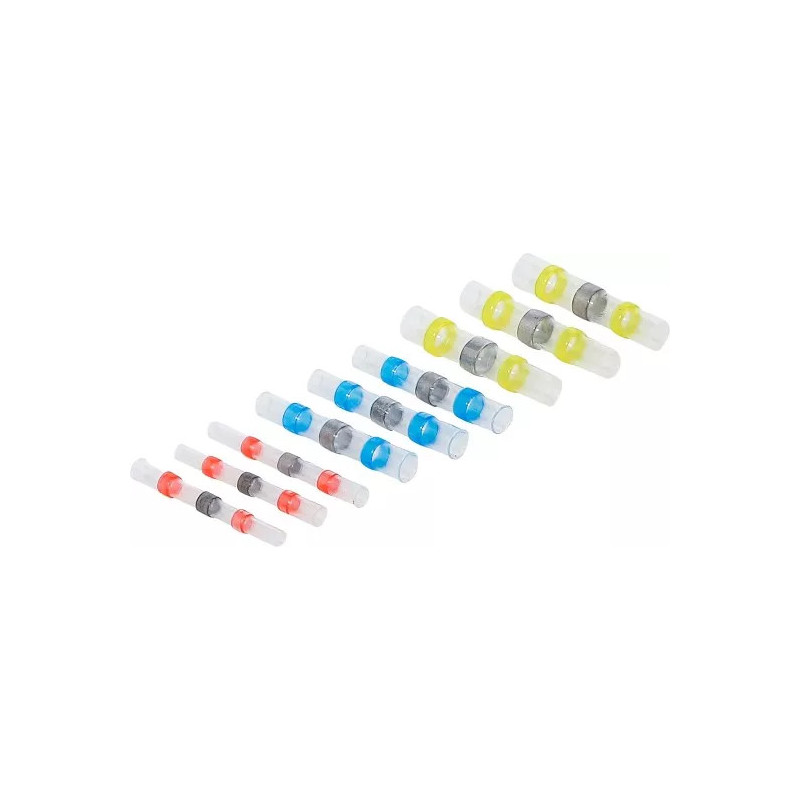 Assortiments de connecteurs de soudure et gaine thermorétractable | 9 pièces Assortiments de connecteurs de soudure et gaine thermorétractable | 9 pièces