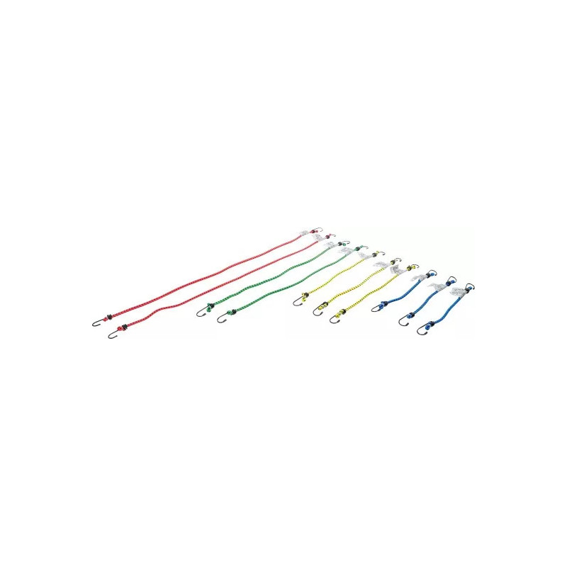 Jeu de tendeurs de bagages | 300 - 800 mm | 10 pièces Jeu de tendeurs de bagages | 300 - 800 mm | 10 pièces
