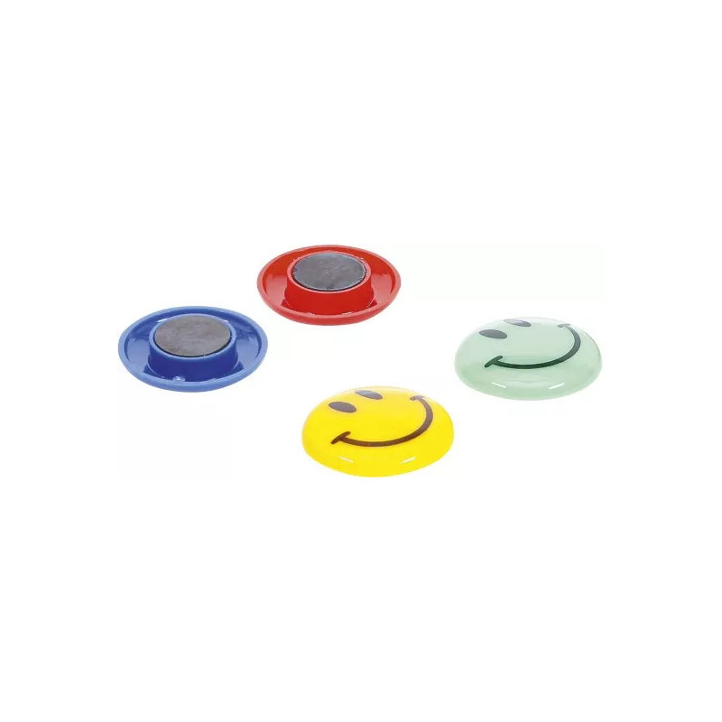 Jeu d’aimants | « Smile » | Ø 40 mm | 4 pièces